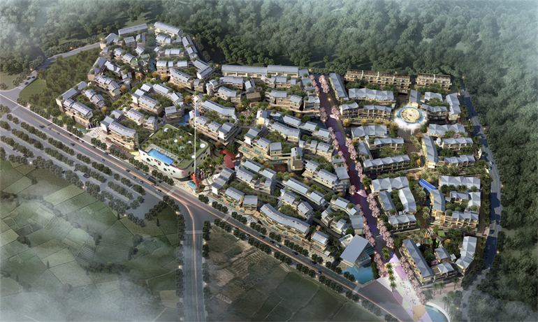 三亚爱上山梦想小镇预计2023年5月毛坯交房，商业产权(图2)