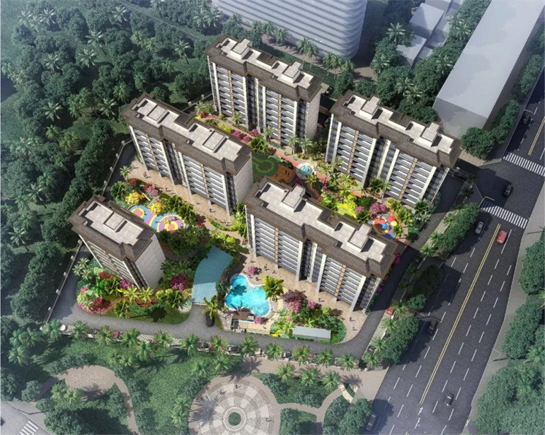 陵水天璞公馆目前在售建面约106㎡、123㎡两种户型(图2)