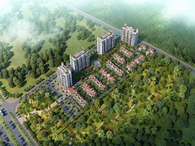 三亚津蘭山水御墅目前跃层在售，建面约94-104㎡(图2)