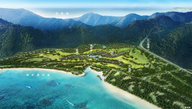 三亚融创海棠湾，享周边五大公园配套，主推独栋别墅产品(图2)