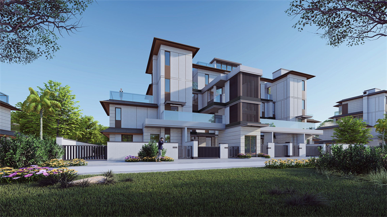 陵水雅居乐清水湾臻海墅户型在售，建面约127-171㎡(图1)
