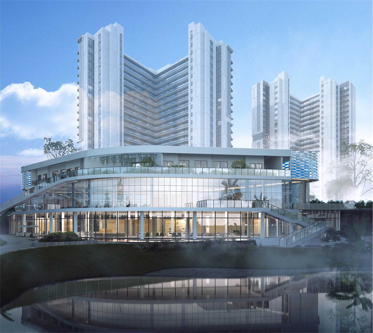 陵水清水湾IN+小镇目前公寓产品在售，建面约57-195㎡(图1)