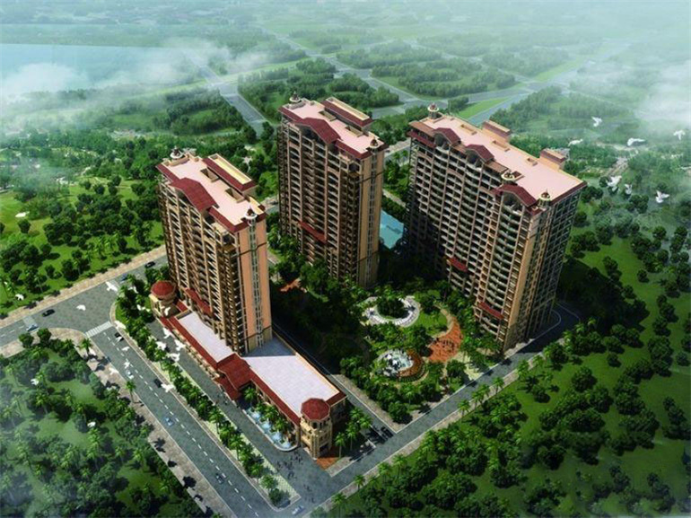 三亚地中海湾目前现房销售，主力户型建面约88-166㎡(图2)