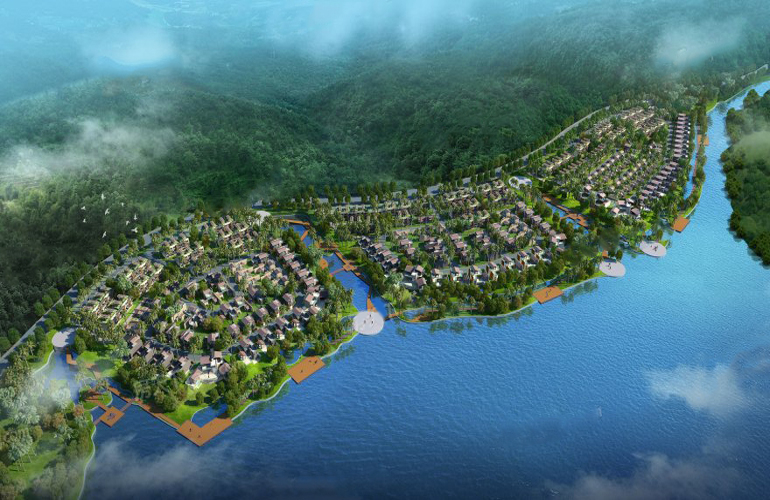 三亚中交海棠麓湖，步行可达海边，叠拼在售建面约111-119㎡(图2)