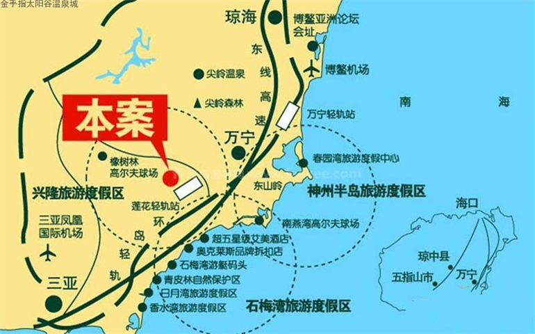 万宁金手指太阳谷温泉城年终特惠，总价约200万元/套(图3)