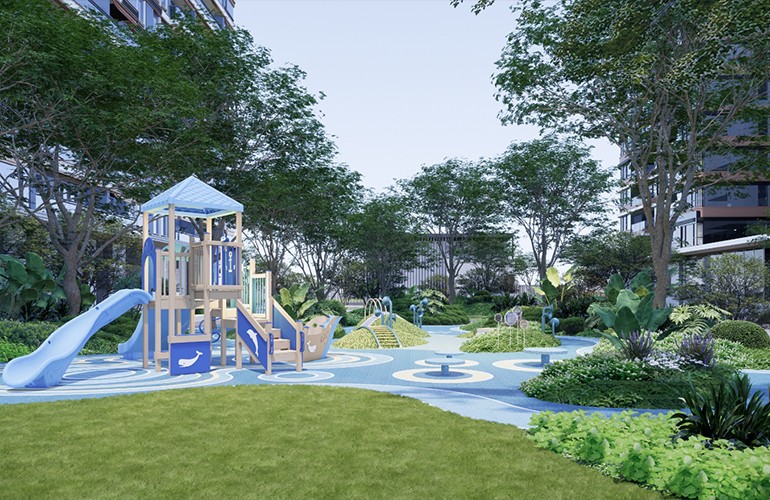 中国铁建海语东岸现代精致商务风格，建面约73-130㎡(图4)