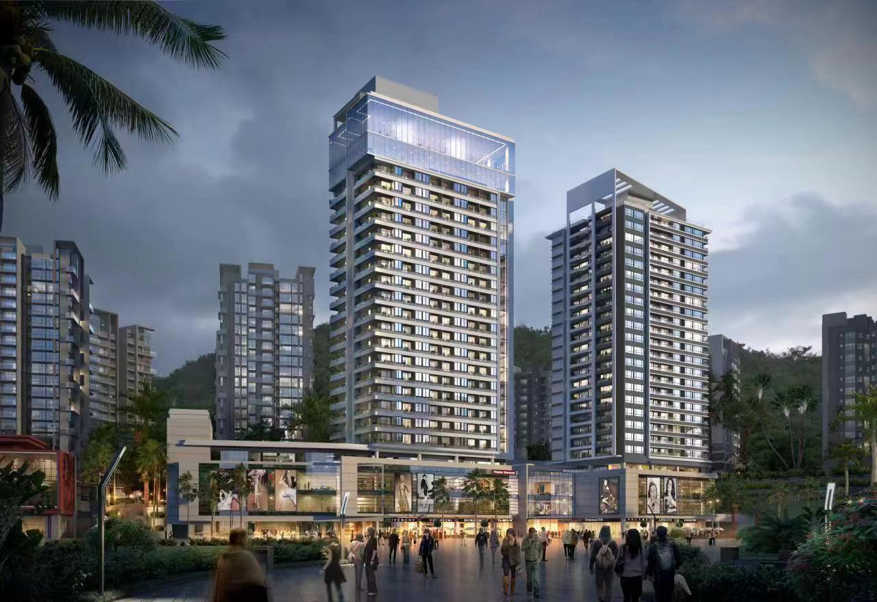 三亚鹿港溪山度假配套，70年住宅在售建面约106-126㎡(图1)