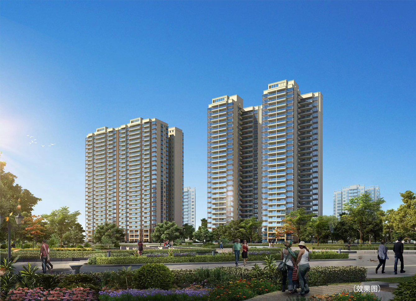 三亚山林君悦,市区舒适居所在售建面约86-118㎡，均价约33000元/㎡(图1)