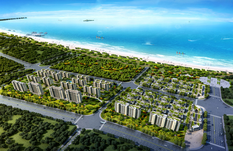 三亚国瑞红塘湾，打造滨海度假生活，70年洋房在售建面约100-103㎡(图1)