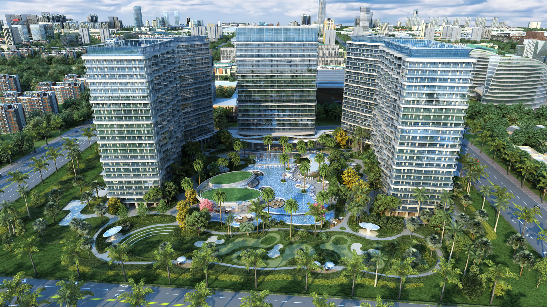 三亚璞海周边配套齐全，房源在售户型建面约88㎡(图2)