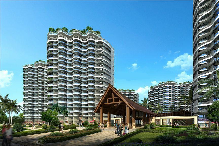 三亚东合逸海郡在售商业产品，配套齐全，建面约26-57㎡(图1)