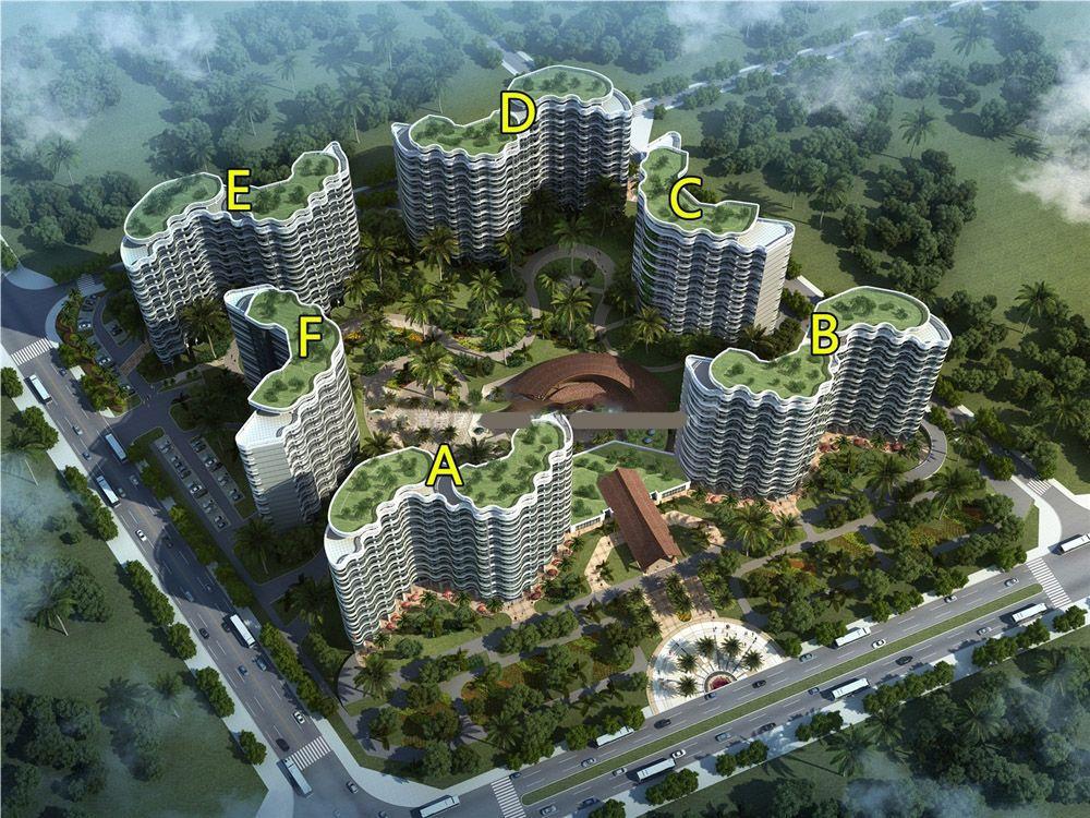 三亚东合逸海郡在售商业产品，配套齐全，建面约26-57㎡(图2)