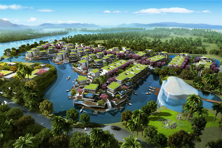 三亚国美海棠湾精美别墅在售，四至五房独栋双拼联排可选(图2)
