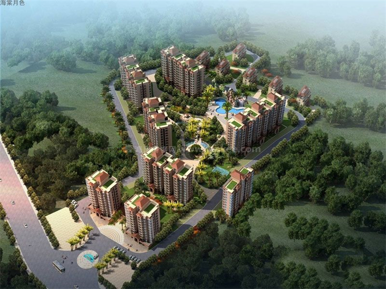 三亚海棠月色70年住宅在售，建面约58-78㎡(图2)