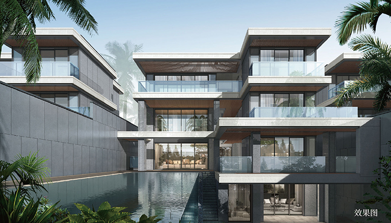 三亚海棠湾绿城海棠望庐｜独栋别墅在售，建面约350-440㎡(图1)