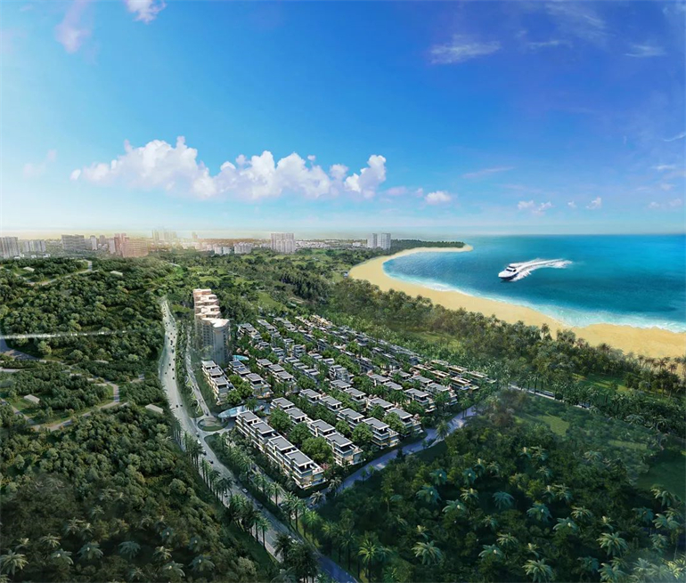 陵水海棠华府社区规划休闲运动场所，住宅均价约45000元/㎡(图2)