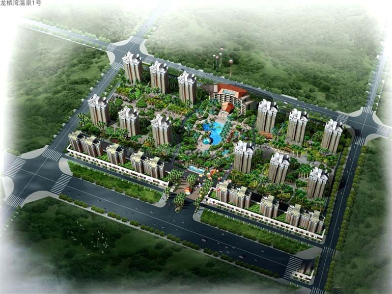 乐东龙栖湾温泉1号，社区配套齐全，均价约22000元/㎡(图2)